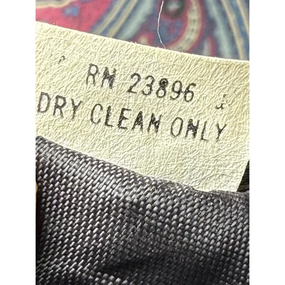 Paisley Silk Blend Neck Tie‎ Burgundy Blue Gray Formal Business - Picture 5 of 8